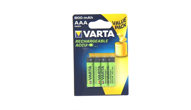 Pile LR03 (AAA) Rechargeable 1.2 v - Lot de 4 - Varta
