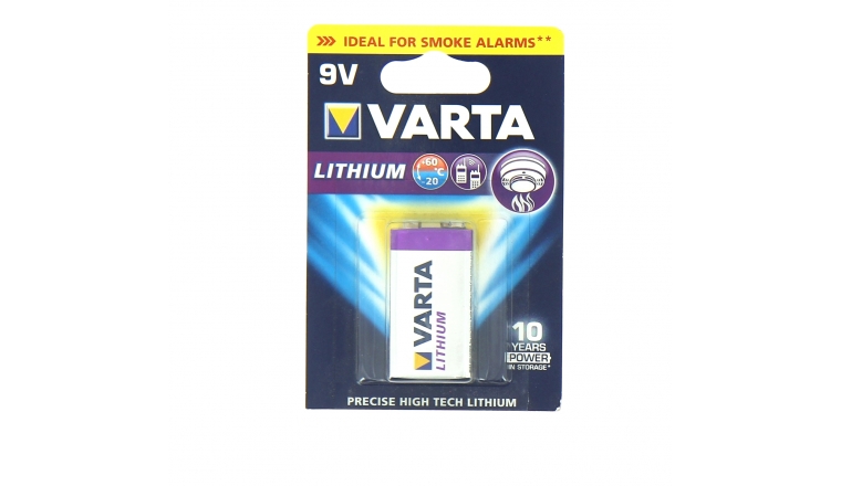 Pile 6LR61 Lithium 9V - Varta