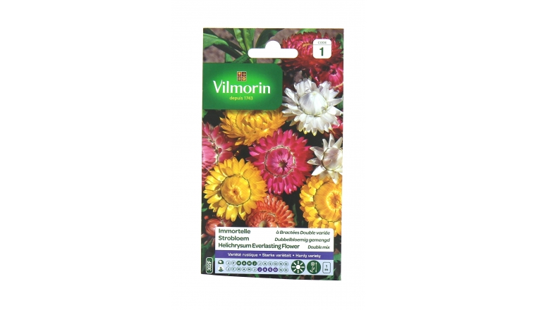 Immortelle - Bractées double varié - Vilmorin