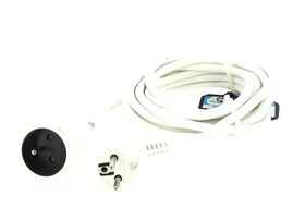 Rallonge Electrique Domestique blanche 5M - Prise 2P+T - 16 A