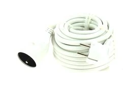Rallonge Electrique Domestique blanche 10 mètres - Prise 2P+T - 16 A