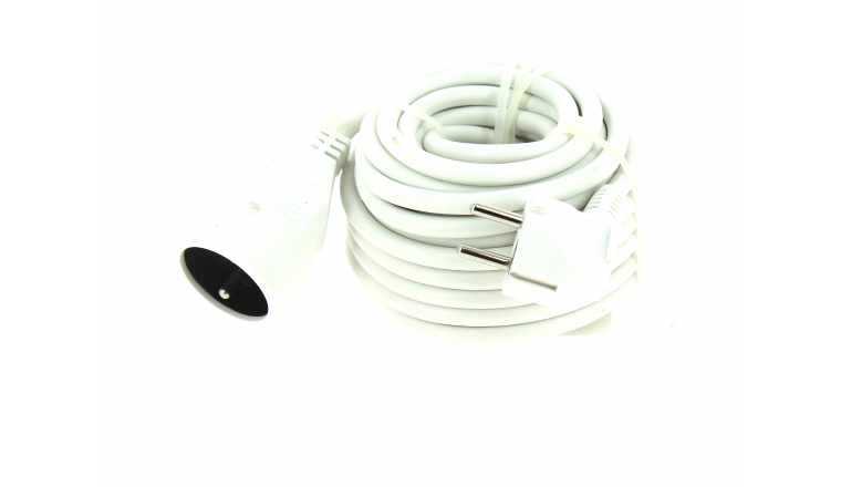 Rallonge électrique 10 m 10/16A - 220 V 3 x 1.5 mm² - Rallonges, enrouleurs