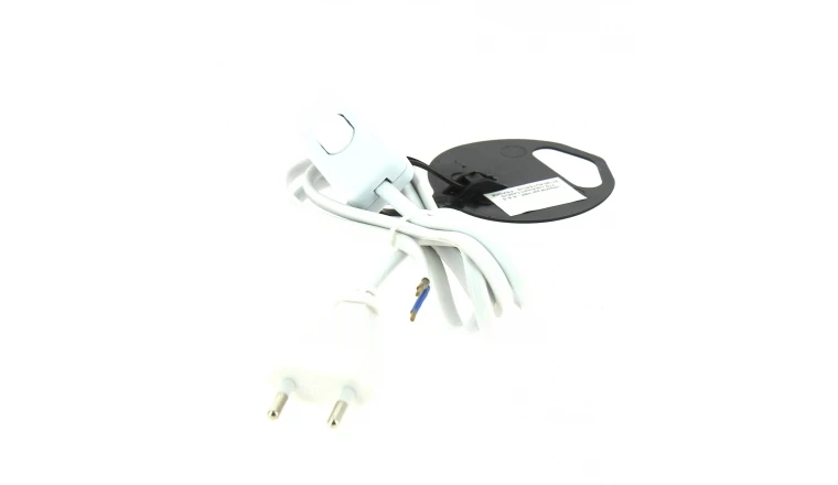 Cordon d'alimentation lame avec Interrupteur Blanc - 1.5 mètres