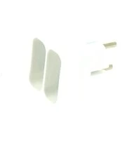 Biplite Façade 2 Prises 2P Blanche