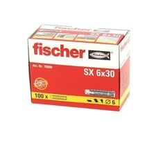 Cheville Nylon SX Ø 6 x 30 mm -Boîte de 100 - Fischer