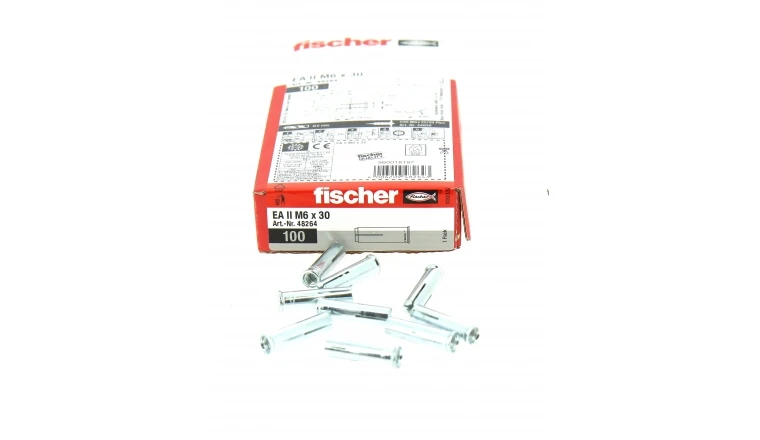 Cheville à Frapper EA M6 x 30 - Boite de 100 - Fischer