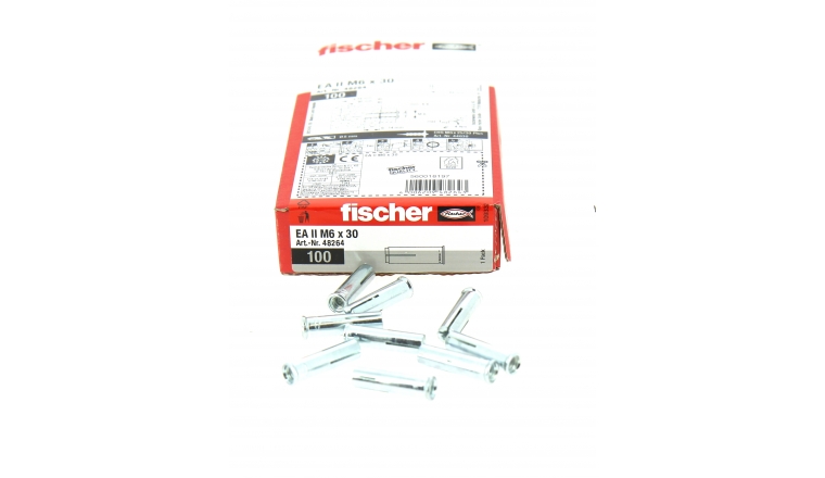 Cheville à Frapper EA M6 x 30 - Boite de 100 - Fischer