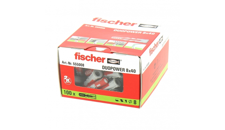 Cheville Duopower Ø 8 x 40 - Fischer