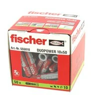 Cheville Duopower Ø 10 x 50 mm- Boîte de 50 - Fischer