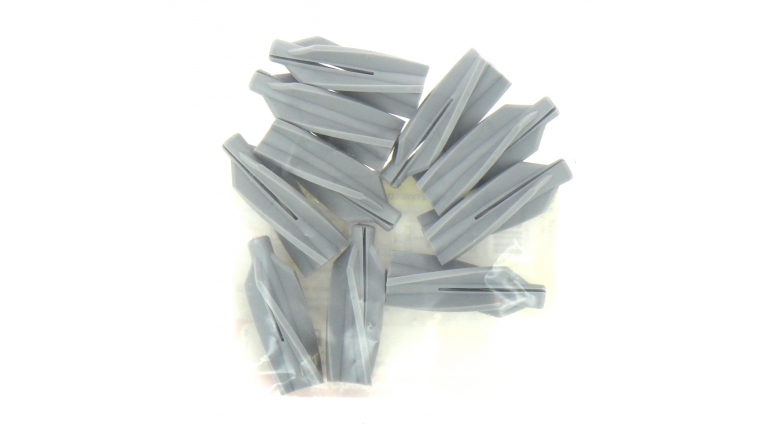 chevilles pour béton cellulaire nylon 6 x 50 + vis 15 pcs