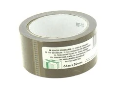 Adhésif d'emballage marron 66 m x 50 mm 