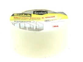Adhésif de Réparation Transparent spécial serre et vitres 25 m x 48 mm - 3M