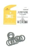 Joint caoutchouc pour Installation sanitaire 15 x 21 - Lot de 10 - Eau froide et Eau chaude