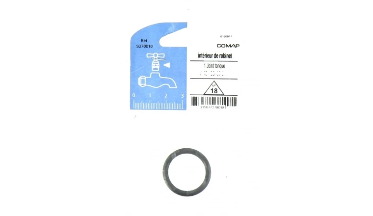 Joint Torique N° 18 pour Robinet - 23 x 20 x 3.6 mm 
