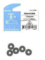 Lot de 5 Clapets Percés pour Robinet Chaffoteaux 4 x 13 x 3 mm