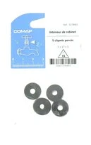 Lot de 5 Clapets Percés pour Robinet 5 x 17 x 5 mm