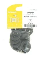Joint caoutchouc pour Installation sanitaire 20 x 27 - Lot de 30 - Eau froide et Eau chaude