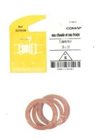 Joint Fibre pour Installation sanitaire 26 x 34 - Lot de 5 - Eau froide et Eau chaude