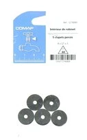 Lot de 5 Clapets Percés pour Robinet 4 x 17 x 5 mm