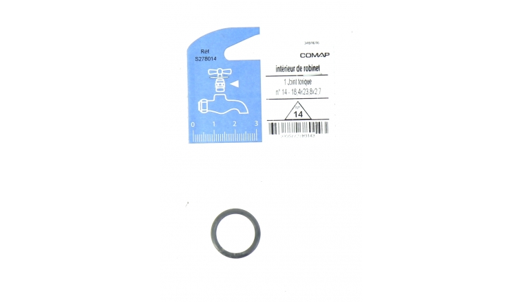 Joint Torique N° 14 pour Robinet - 18.2 x 23.8 x 2.7 mm 