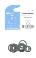 Assortiment de 15 Joints Toriques de N°4 à N°12