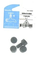 Lot de 5 Clapets Pleins pour Robinet 15 x 7 mm