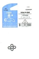 Lot de 5 Joints Toriques N° 2 pour Robinet 3.4 x 7.2 x 1.9 mm