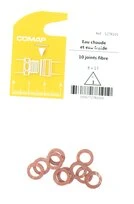 Joint Fibre pour Installation sanitaire 8 x 13 - Lot de 10 - Eau froide et Eau chaude