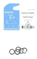 Lot de 5 Joints Toriques N° 6A pour Robinet 8 x 11.8 x 1.9 mm