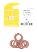 Joint Fibre pour Installation sanitaire 15 x 21 - Lot de 10 - Eau froide et Eau chaude