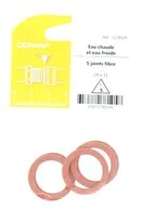 Joint Fibre pour Installation sanitaire 24 x 31 - Lot de 5 - Eau froide et Eau chaude