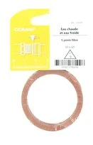 Joint Fibre pour Installation sanitaire 50 x 60 - Lot de 5 - Eau froide et Eau chaude