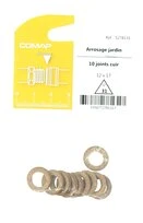 Joint cuir pour arrosage jardin 12 x 17 - Lot de 10