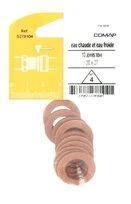 Joint Fibre pour Installation sanitaire 20 x 27 - Lot de 10 - Eau froide et Eau chaude