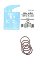 Lot de 5 Joints Fibres  pour Tête de Robinet 17 x 21