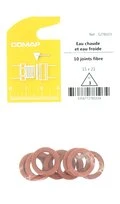 Joint Fibre pour Installation sanitaire 15 x 21 - Lot de 10 - Eau froide et Eau chaude