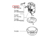 Charbon pour Moteur électrique OT330, OX50, .. - Ref 69051 - Outils Wolf