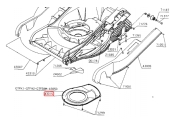 Cache courroie pour tondeuse thermique GTB, GTFK1 .. - Ref 43013 - Outils Wolf