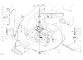 Poulie de Lame pour Autoportée A80 Wolf - Ref 28133 - Outils Wolf