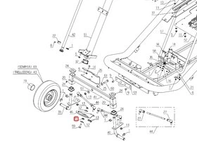 Entretoise de couronne de direction Autoportée A80 - Ref 28608 - Outils Wolf