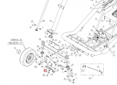 Entretoise de couronne de direction Autoportée A80 - Ref 28608 - Outils Wolf