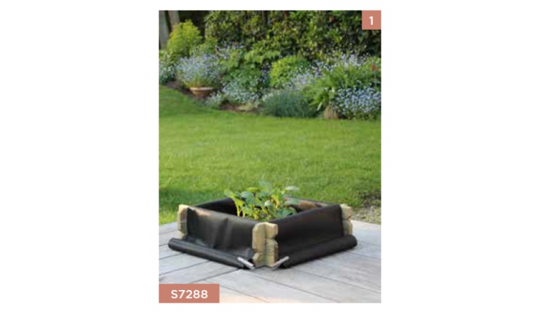 Bac Cultivateur de Pomme de Terre 500x500 mm en Pin S7288 - Solid
