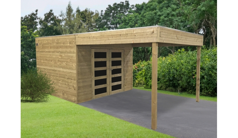 Abri de Jardin en Bois MATERA Solid 8.01 m² S8743-1