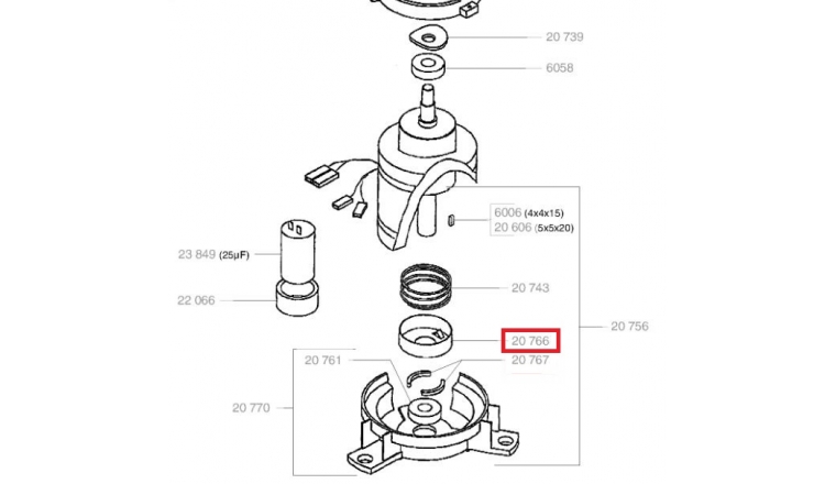 Culasse Avant pour Tondeuse thermique - Ref 20766 - Outils Wolf