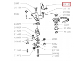 Butée  de courroie pour Tondeuse Thermique - Ref 24155 - Outils Wolf