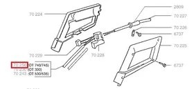 Câble de raccordement Moteur pour coupe Brordure OT - Ref 70256 - Outils Wolf