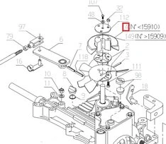 Kit Axe pour boite Autoportée A80 - Ref 28248 - Outils Wolf