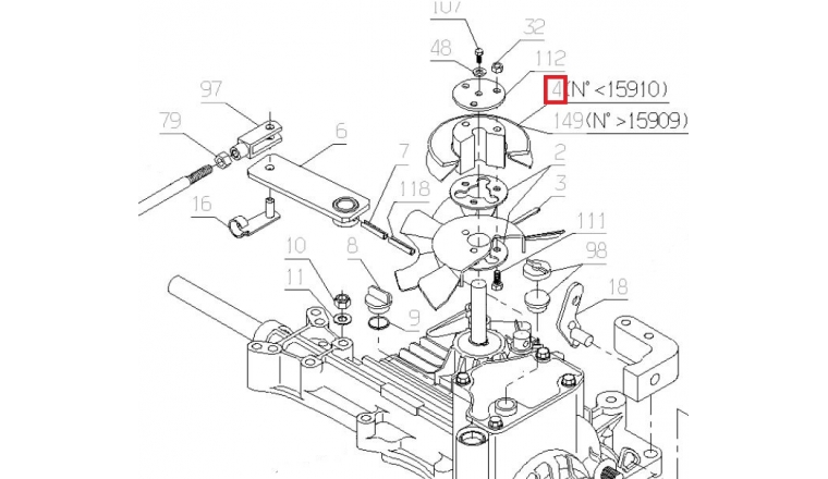 Kit Axe pour boite Autoportée A80 - Ref 28248 - Outils Wolf