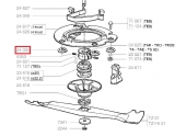 Rondelle moteur pour tondeuse thermique - Ref 24005 - Outils Wolf