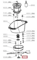 Vis de lame Tondeuse NA, PF, RM46PE... - Ref 20512 - Outils Wolf